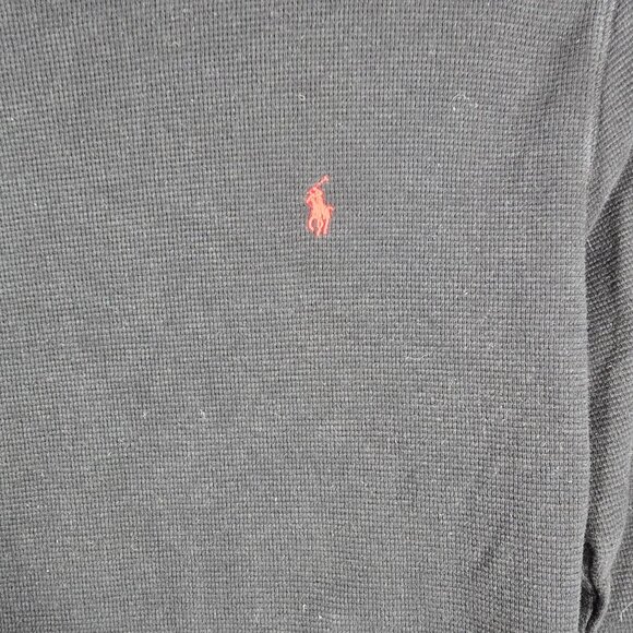Polo Ralph Lauren Waffle Knit Thermal‎ Shirt 1X Men's Blue Long Sleeve - Picture 8 of 8